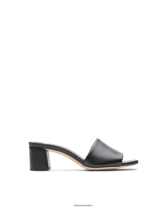negro Lottusse mujer sandalias nicole cordero suaves PNBVJ0283