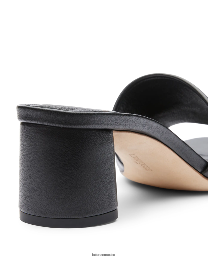negro Lottusse mujer sandalias nicole cordero suaves PNBVJ0283