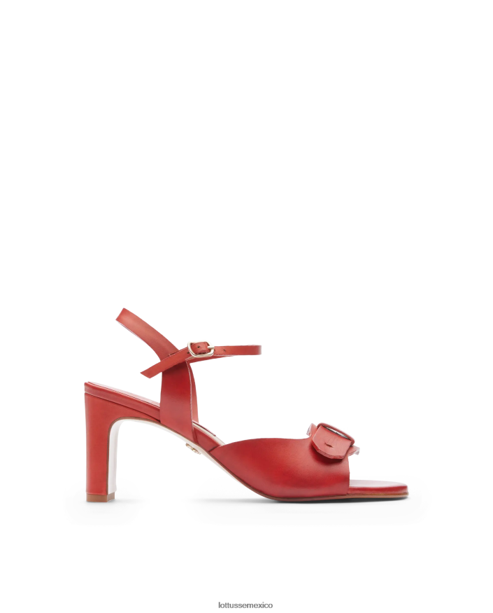 rojo Lottusse mujer sandalias smithson crust anilin de becerro PNBVJ0220