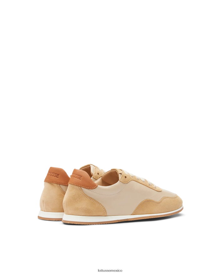 beige Lottusse mujer zapatillas mancor de gamuza PNBVJ0298
