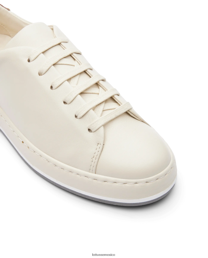blanquecino Lottusse mujer zapatillas libby suaves de cordero PNBVJ0305