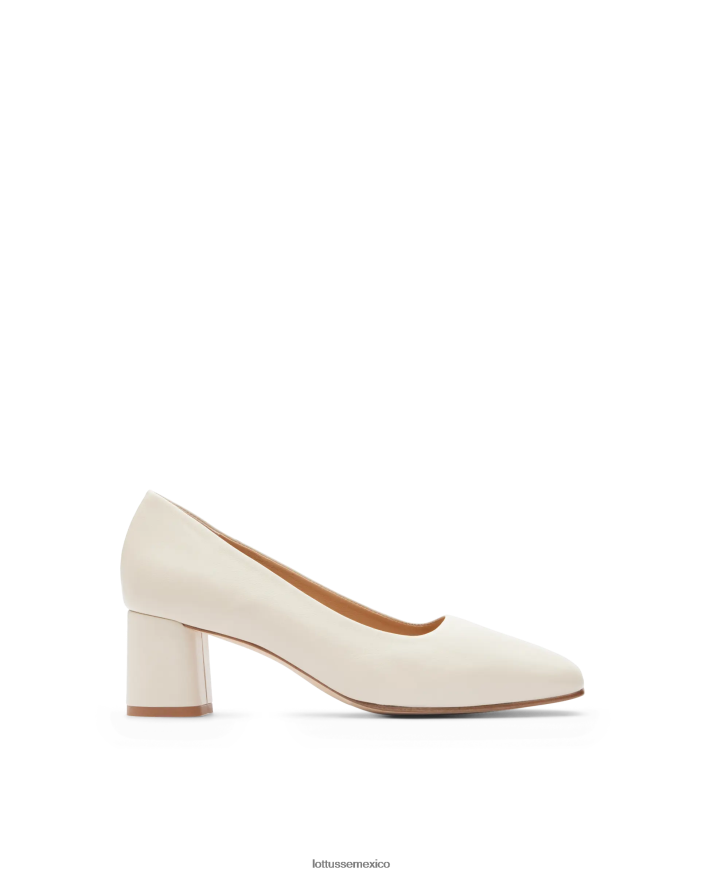 blanquecino Lottusse mujer zapatos de tacón suaves nicole cordero PNBVJ0282