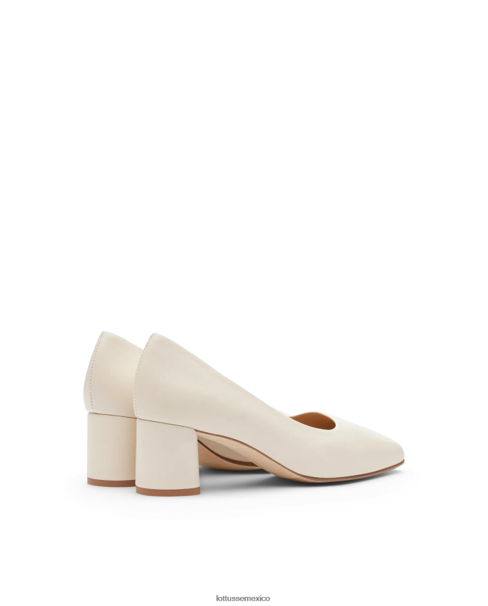 blanquecino Lottusse mujer zapatos de tacón suaves nicole cordero PNBVJ0282
