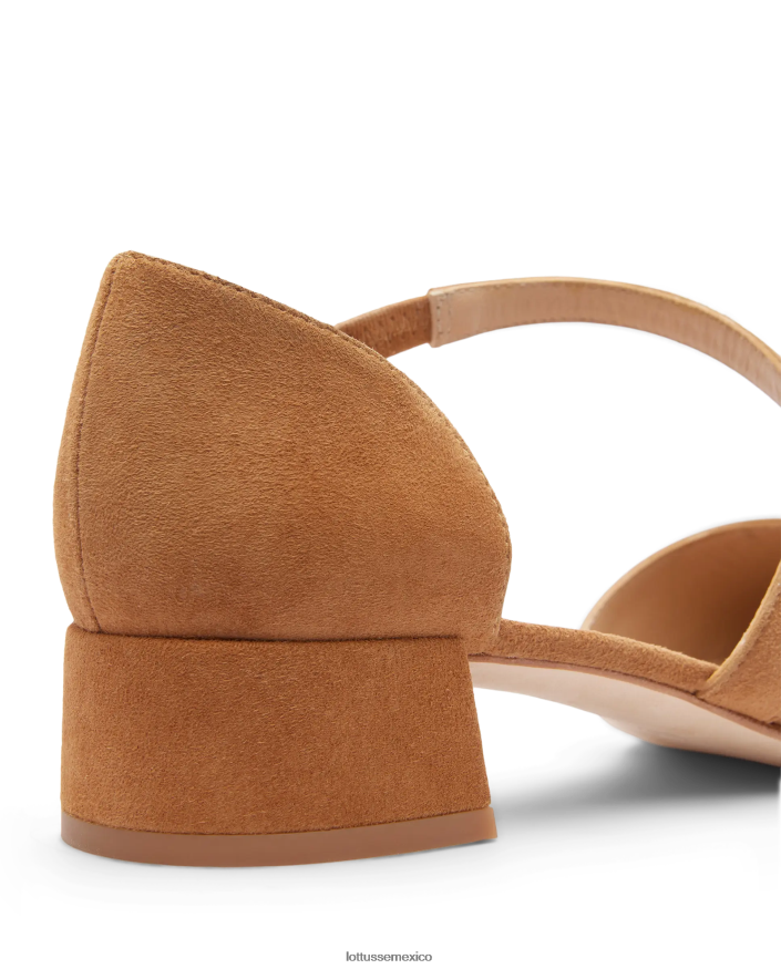 marrón Lottusse mujer zapatos de tacón carla lisos PNBVJ0223