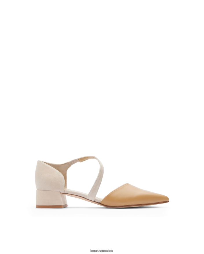 marrón Lottusse mujer zapatos de tacón carla lisos PNBVJ0225