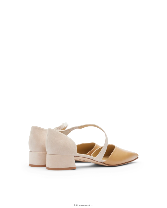 marrón Lottusse mujer zapatos de tacón carla lisos PNBVJ0225