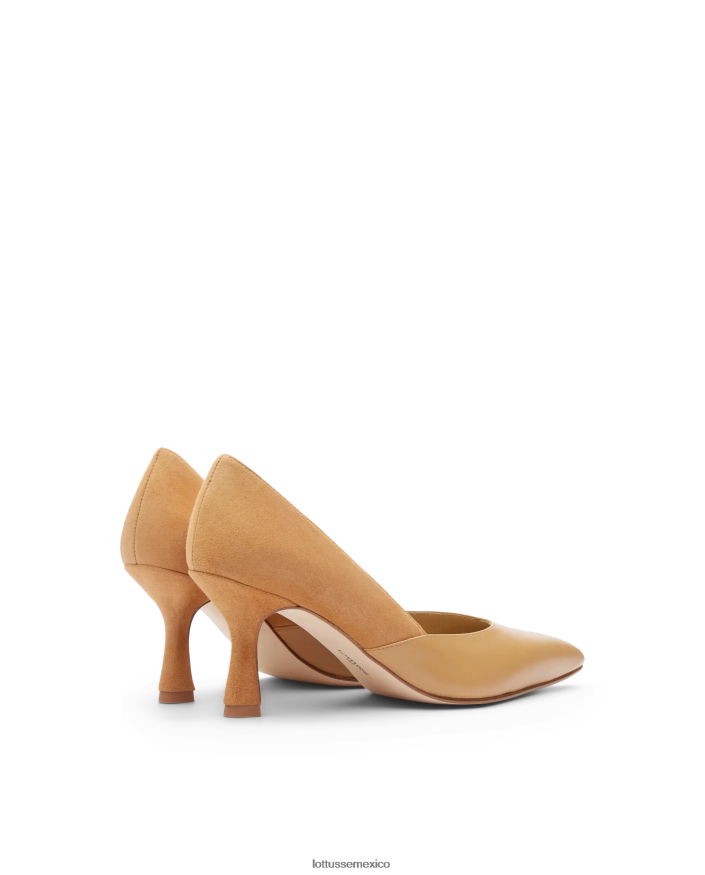 marrón Lottusse mujer zapatos de tacón carla lisos PNBVJ0232