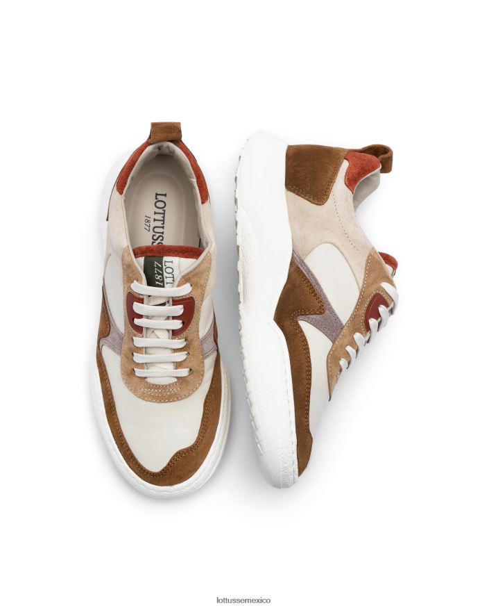 multicolor Lottusse mujer zapatillas trotter de ante PNBVJ0419