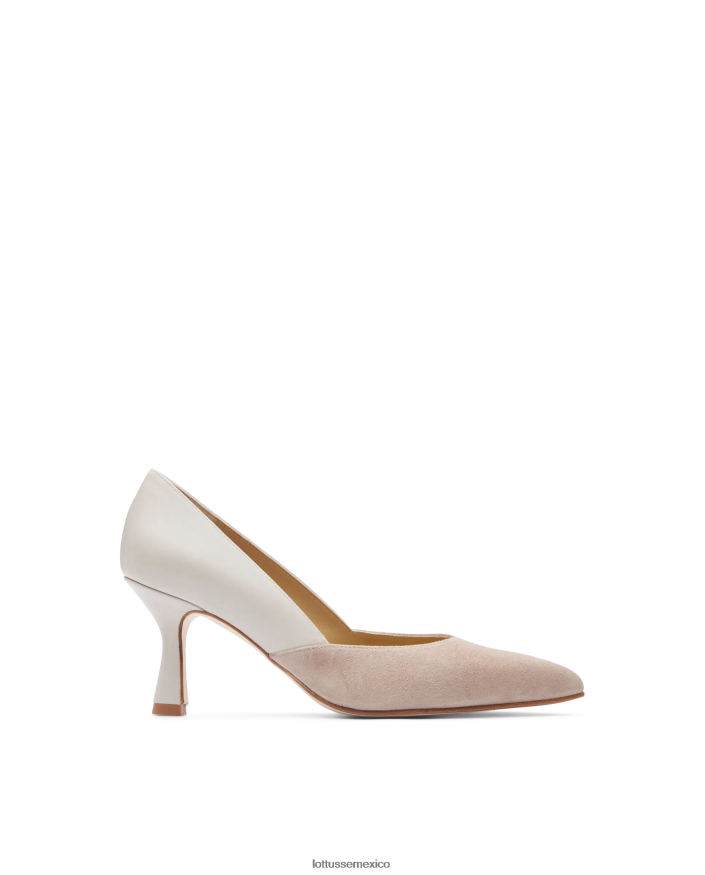 multicolor Lottusse mujer zapatos de tacón carla de ante con cabra PNBVJ0233