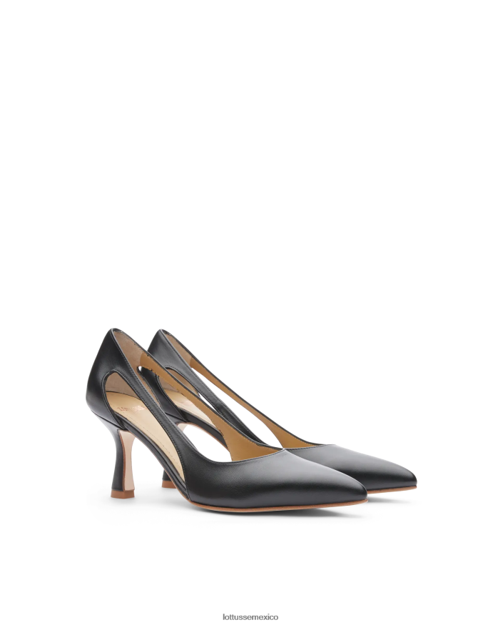negro Lottusse mujer zapatos de tacón carla lisos PNBVJ0230
