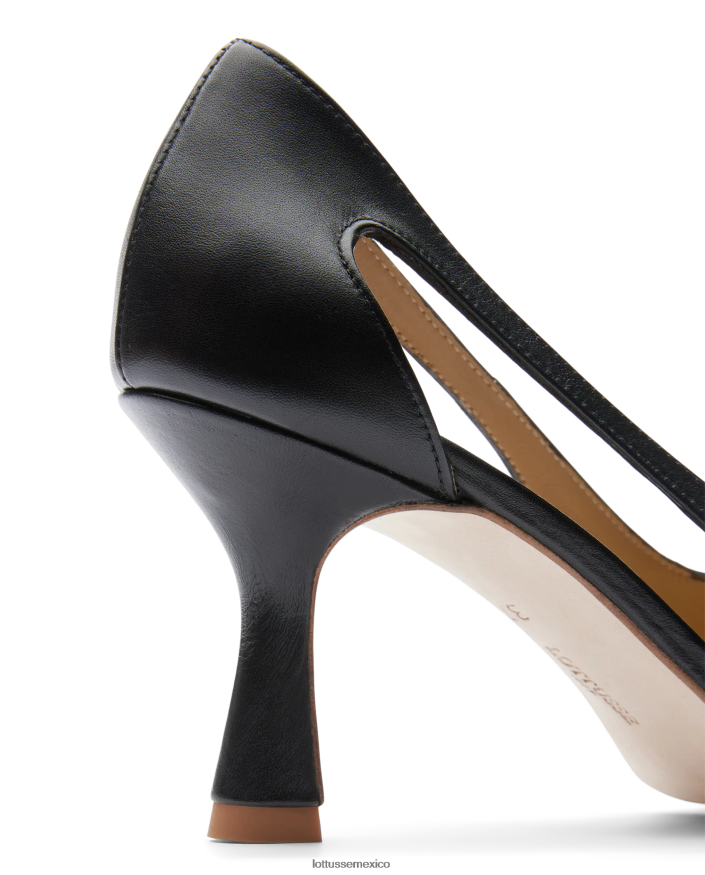 negro Lottusse mujer zapatos de tacón carla lisos PNBVJ0230