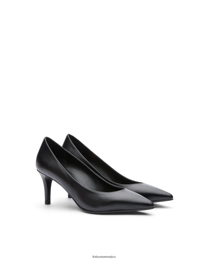 negro Lottusse mujer zapatos de tacón carla lisos PNBVJ0406