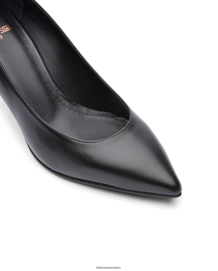 negro Lottusse mujer zapatos de tacón carla lisos PNBVJ0406