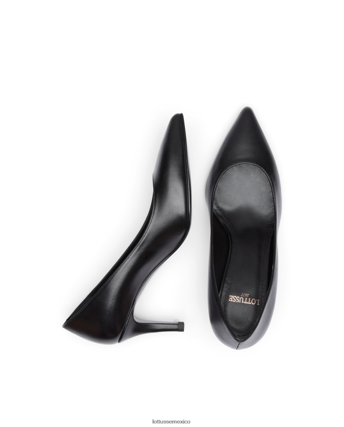 negro Lottusse mujer zapatos de tacón carla lisos PNBVJ0406