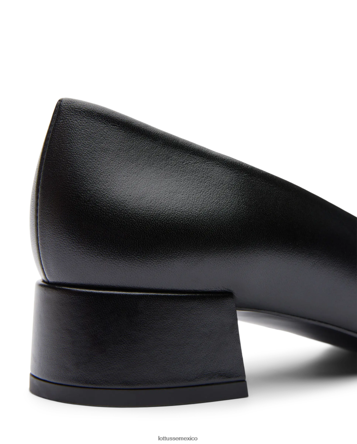 negro Lottusse mujer zapatos de tacón carla lisos PNBVJ0407