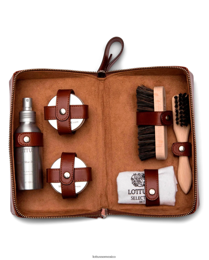 marrón Lottusse unisexo set de limpieza para terneros lux crust anilin PNBVJ0456